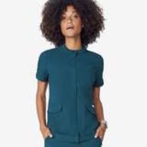 Figs Women's Rosario Military Scrub Top